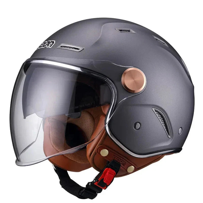 Retro Motorcycle Helmet