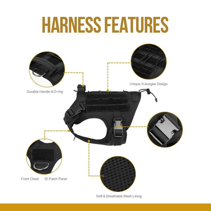 TactiGrip No-Pull Dog Vest: Adjustable & Secure