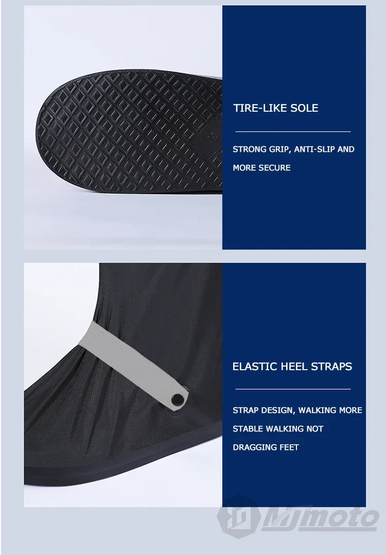 Motorcycle Shoe Cover Non-Slip Waterproof For Rainy Day