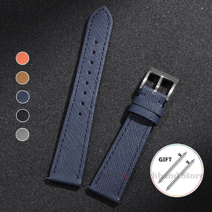 Samsung Galaxy Watch 7, 6, 5, 4 & FE Saffiano Leather Band