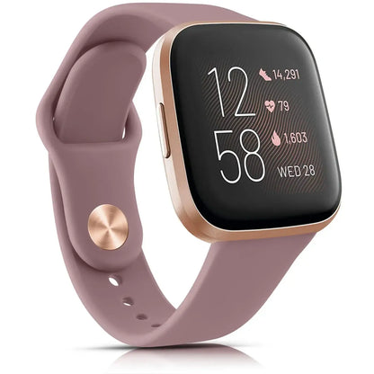 Fitbit Versa & Sense Silicone Strap - Soft Waterproof Design