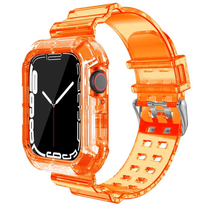 Apple Watch Soft Silicone Strap - Transparent Comfortable Fit