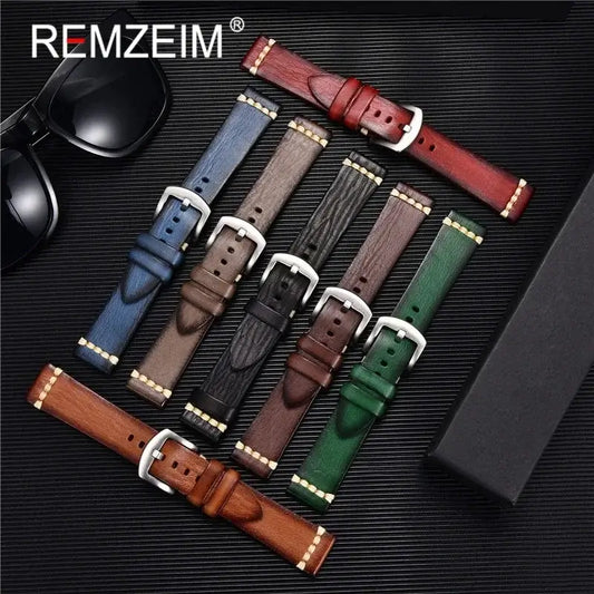 Samsung Galaxy Watch Leather Band - Premium Classic Style
