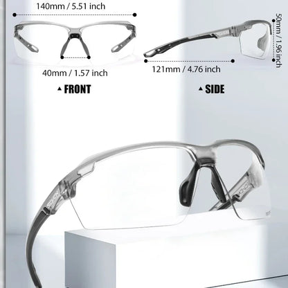 SCVCN Men Hiking Bicycle Photochromic Sunglasses Cycling Glasses Women Sports UV400 Mtb Driving Bike Glasses Outdoor Climbing