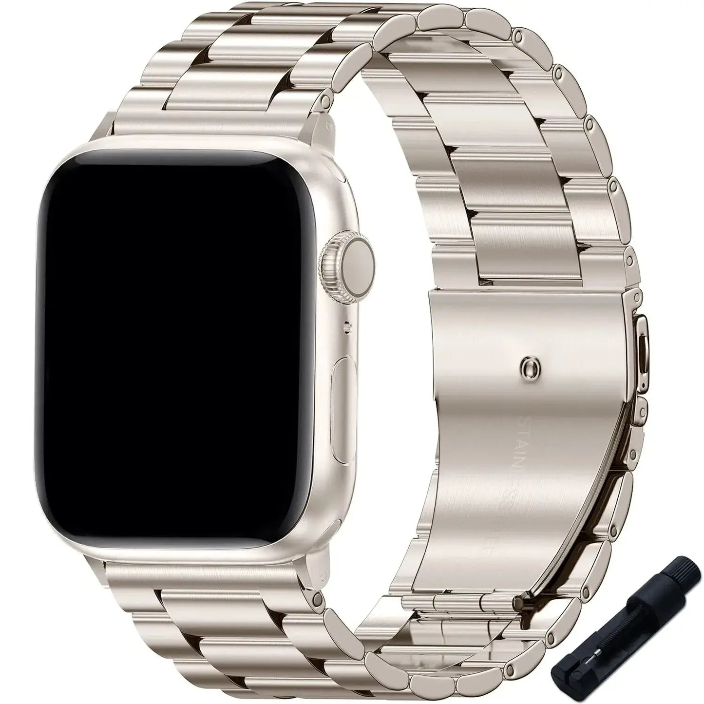 Apple Watch Stainless Steel Band - Sleek Durable Design