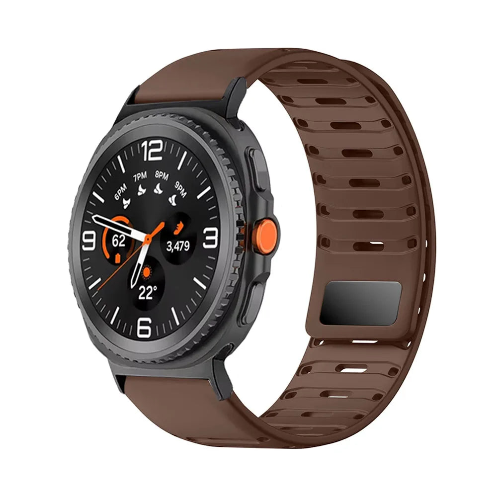 Samsung Galaxy Watch8, 9 & Ultra Magnetic Silicone Sport Band