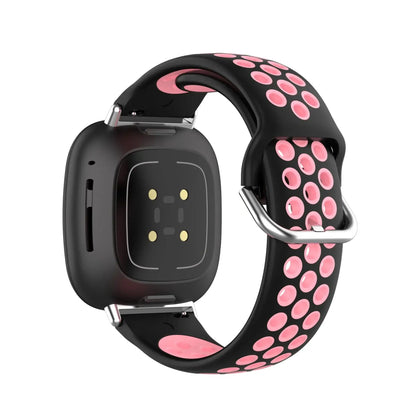 Fitbit Versa & Sense Silicone Band - Breathable Stylish Straps