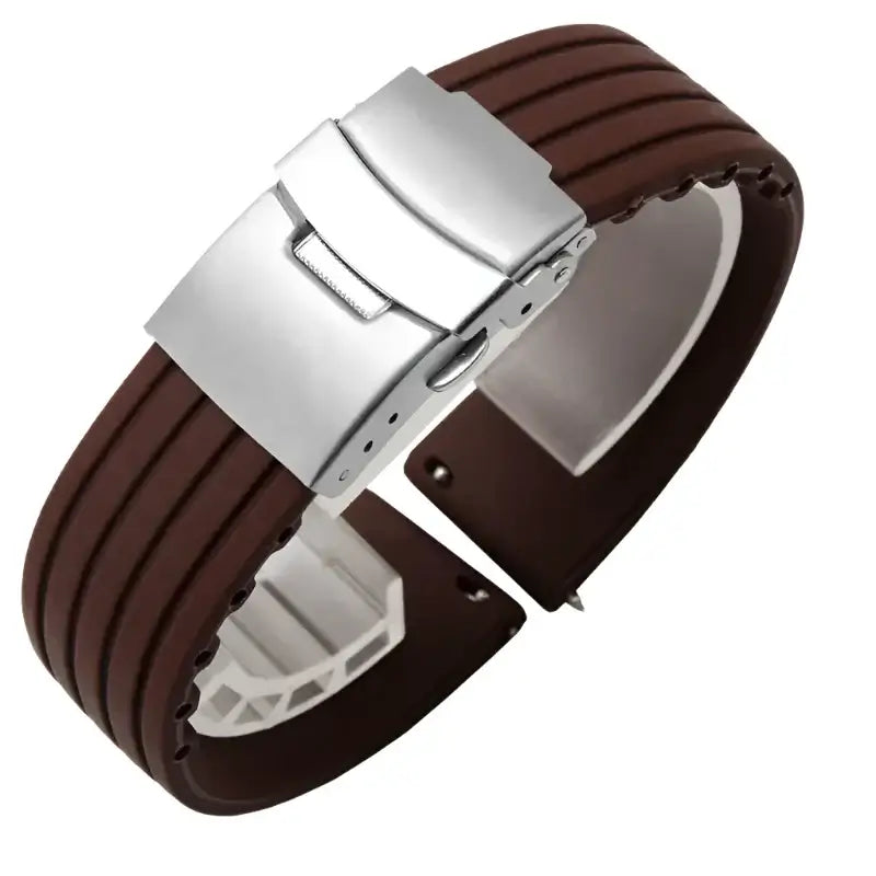 Suunto Race, Vertical & 9 Peak Ribbed Silicone Band, Folding Clasp