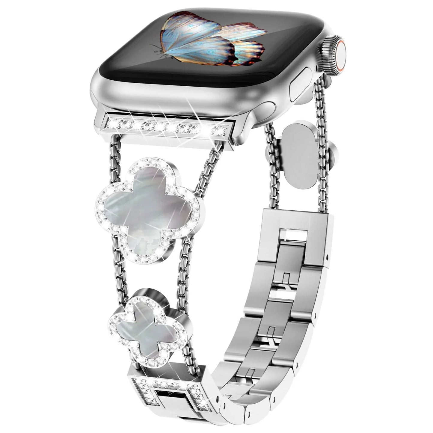 Apple Watch Diamond Metal Band - Elegant Stainless Steel Strap