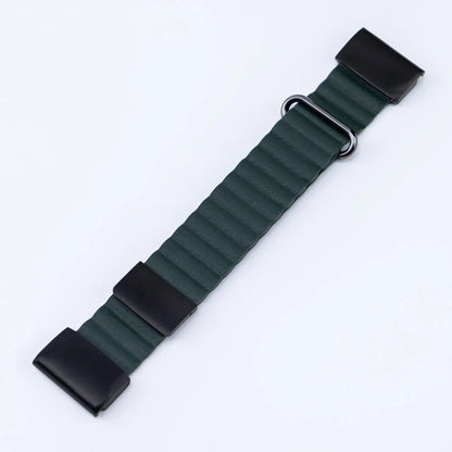 Garmin QuickFit 22/26mm Ribbed Magnetic Leather Band