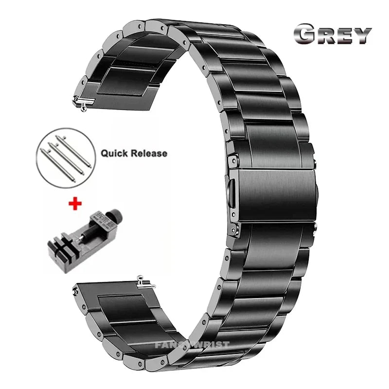 Samsung Galaxy Watch 7, 6, 5, 4 & FE Titanium Link Bracelet