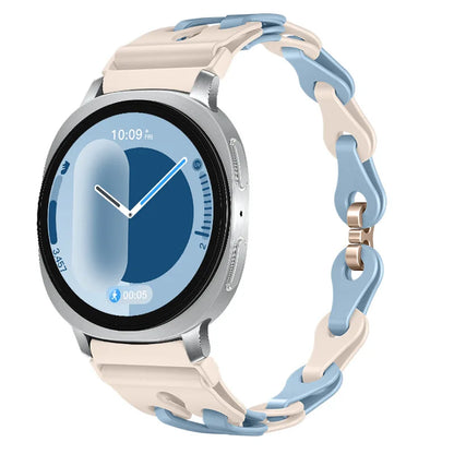 Samsung Galaxy Watch8, 9 & Ultra Silicone Chain Link Band