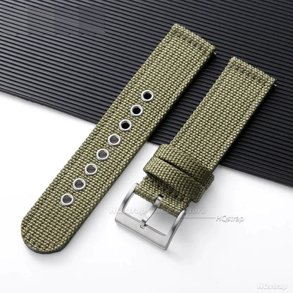 Samsung Galaxy Watch 7, 6, 5, 4 & FE Nylon Canvas Band