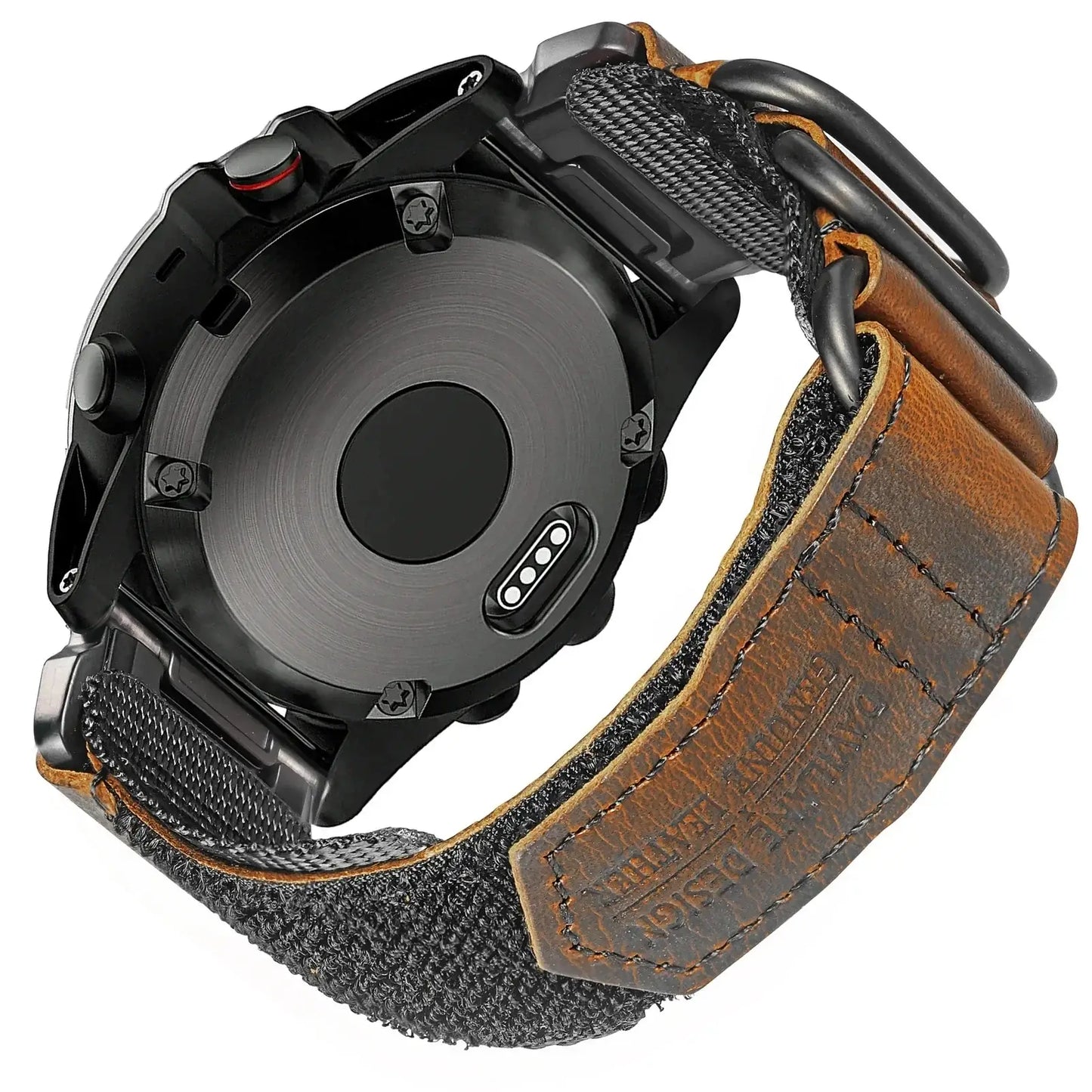 Genuine Leather Garmin Watch Strap - QuickFit Stylish Band