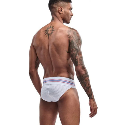 Men's JOCKMAIL JM364 - Old School Brief White