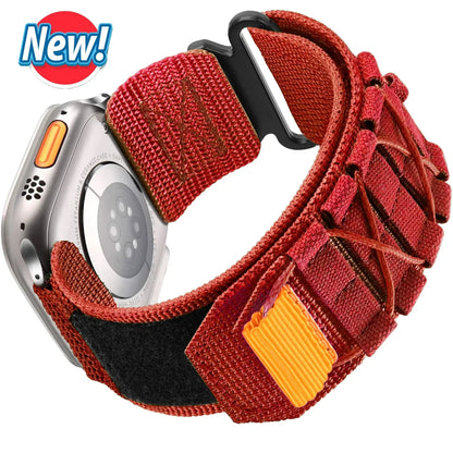 Apple Watch Nylon Strap - Tactical Loop Band for Series 8 7 6