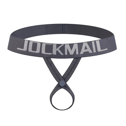 3 Piece Lot Jockmail Ringed Revelation Hollow-Out Thong