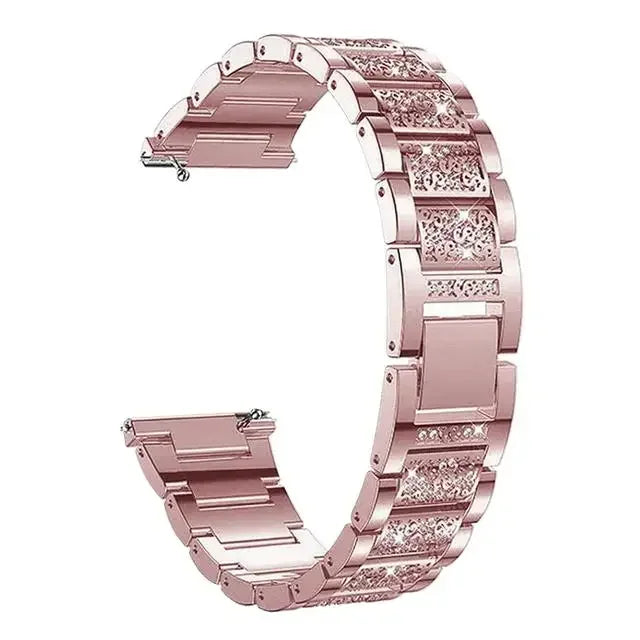 Samsung Galaxy Watch 7, 6, 5, 4 & FE Women's Rhinestone Link Bracelet