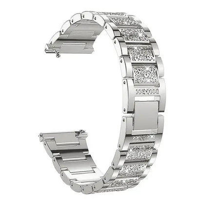 Samsung Galaxy Watch 7, 6, 5, 4 & FE Women's Rhinestone Link Bracelet