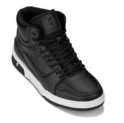 CALTO - S4750 - 3 Inches Taller (Black) - High Top Sneakers - Triathlete Store