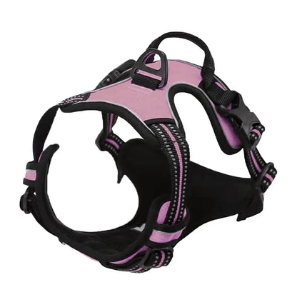 Reflective Fit: Adjustable Dog Harness for All Sizes
