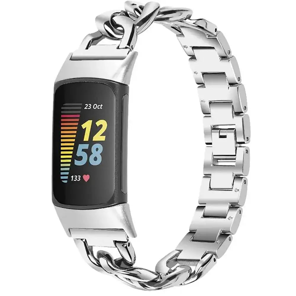 Fitbit Charge 5 6 Stainless Steel Band - Sleek and Durable