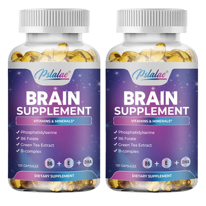Brain Supplement - Memory, Focus, Clarity, Energy Brain Supplement - 120 Capsules