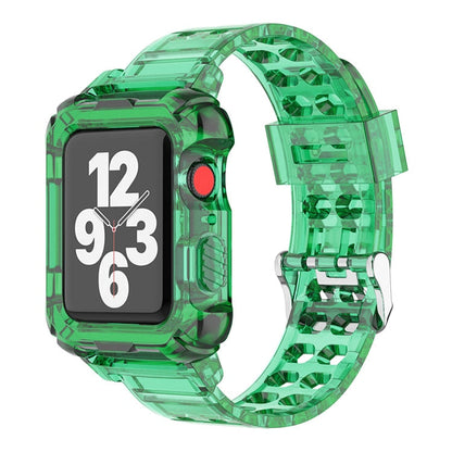 Silicone Strap +Case for Apple Watch Band/Strap