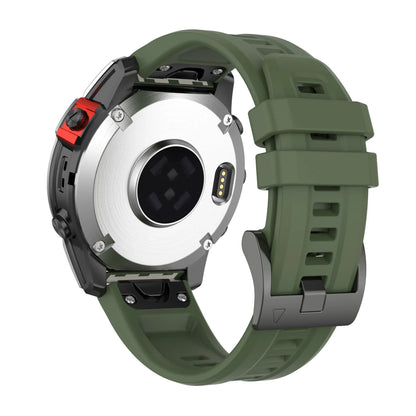 Garmin QuickFit 20/22/26mm Silicone Band with Double Keepers