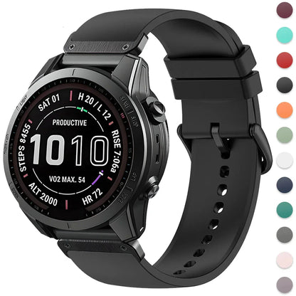 Garmin Silicone Watch Strap - Comfortable Flexible Band