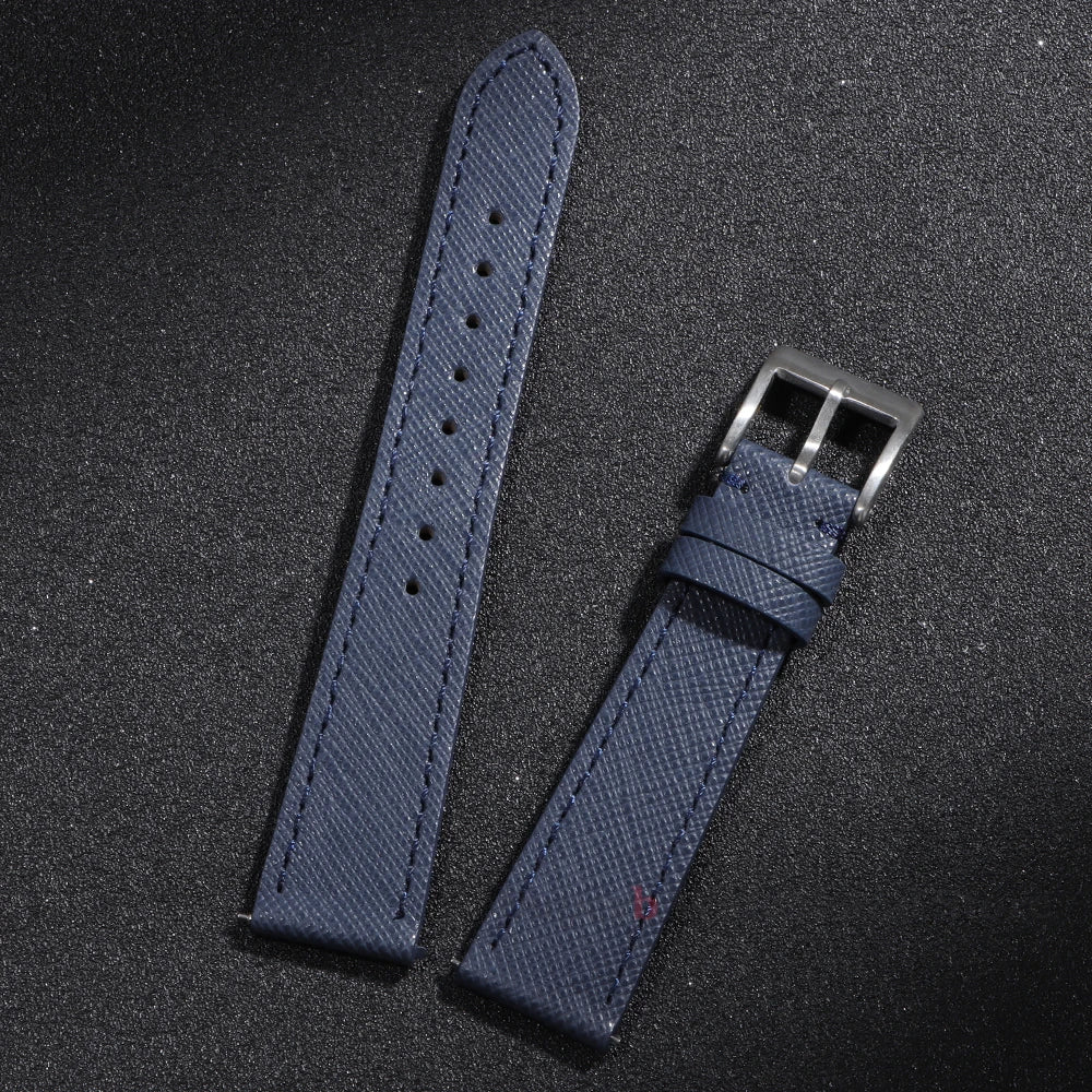 Samsung Galaxy Watch 7, 6, 5, 4 & FE Saffiano Leather Band