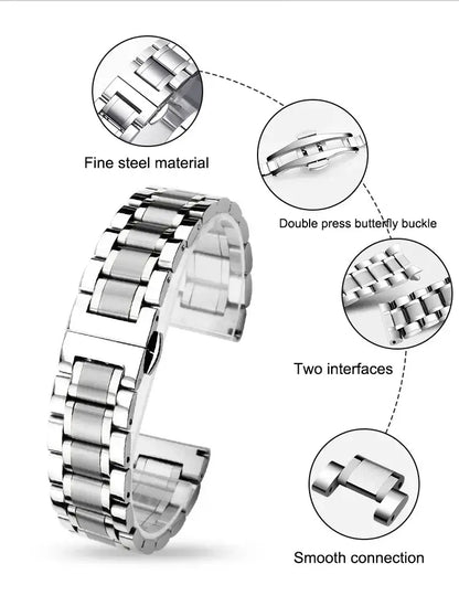 Huawei Stainless Steel Strap - Premium Polished Design