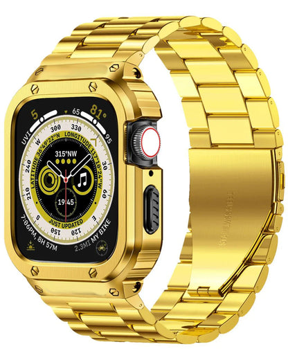 Apple Watch Stainless Steel Strap - Premium Shock Resistant