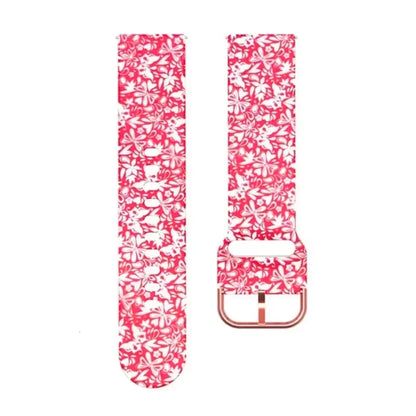 Samsung Galaxy Watch 7, 6, 5, 4 & FE Printed Silicone Band