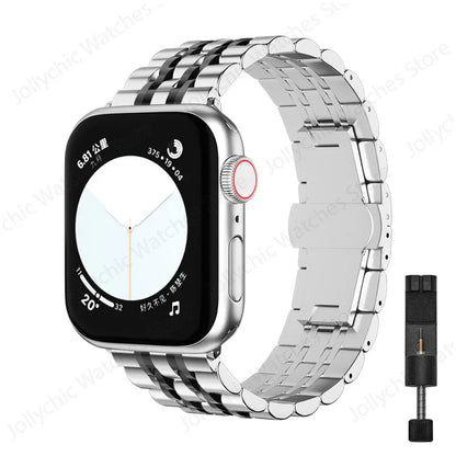 Apple Watch Stainless Steel Band - Elegant, Durable Design