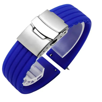 Suunto Race, Vertical & 9 Peak Ribbed Silicone Band, Folding Clasp