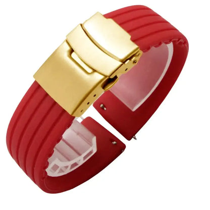Suunto Race, Vertical & 9 Peak Ribbed Silicone Band, Folding Clasp