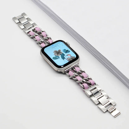 Apple Watch Stainless Steel Strap - Luxury Chain Design