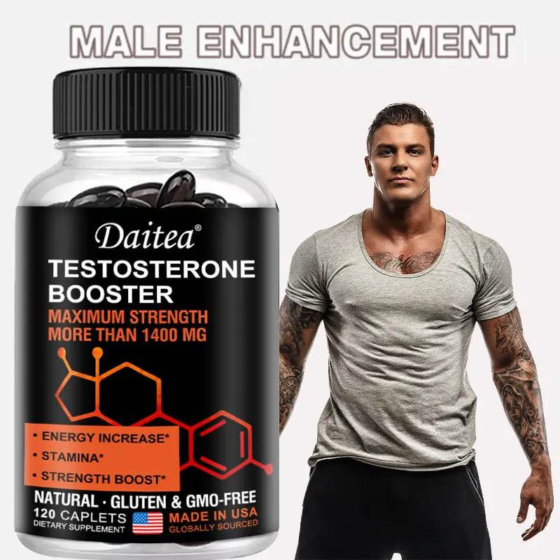 Daitea Men's Energy Supplement, Maximum Strength 1400 Mg, Increases Energy, Stamina and Power