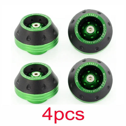 4PCS Motorcycle Crash Protectors Front Fork Slider Cups
