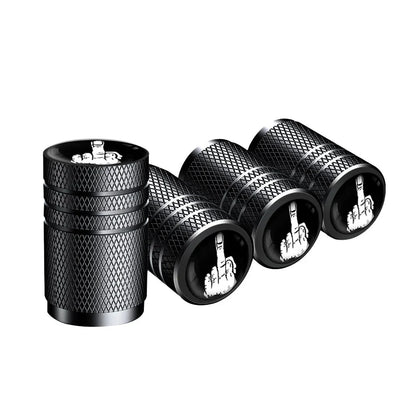 4PCS F*CK Valve Stem Caps