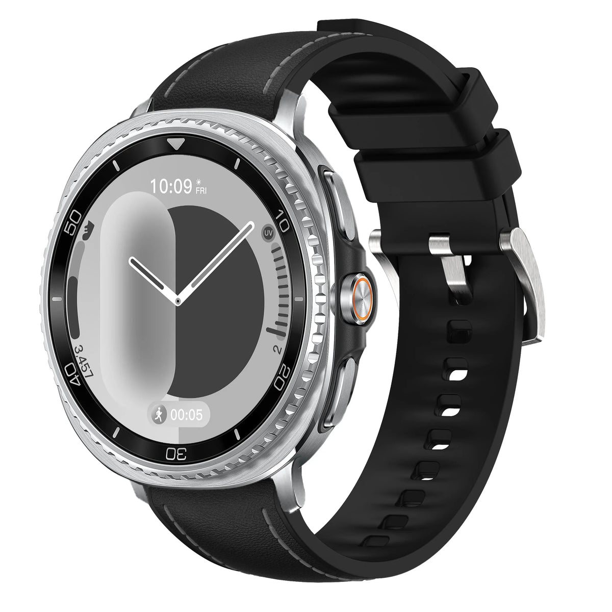 Samsung Galaxy Watch8, 8 Classic & 9 Leather & Silicone Hybrid Band