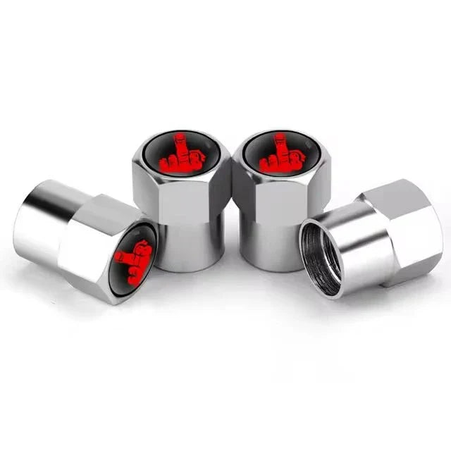 4PCS Aluminium Valve Stem Caps