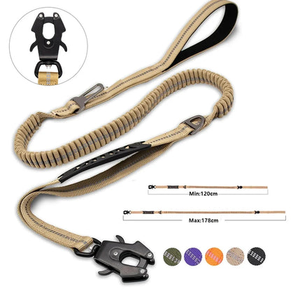 ReflectaBungee: Heavy-Duty Dog Leash & Seatbelt
