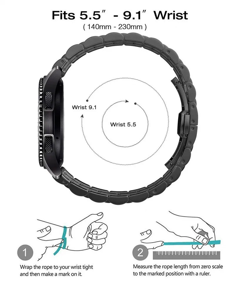 Apple Watch Stainless Steel Band - Elegant, Durable Design