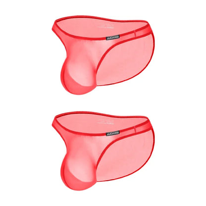 Men Underwear Low-rise Pouch Transparent