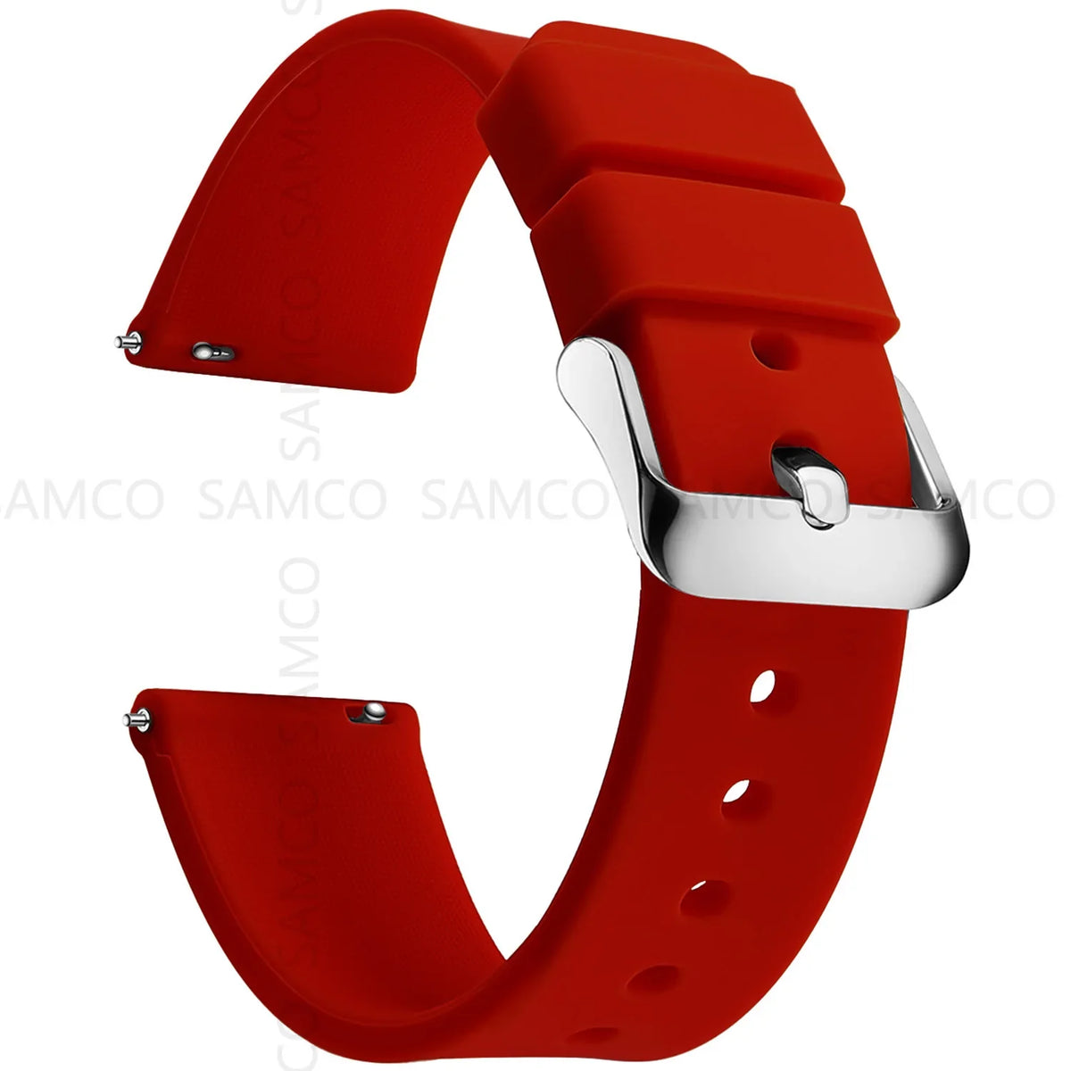 Samsung Galaxy Watch 7, 6, 5, 4 & FE Curved-End Silicone Band