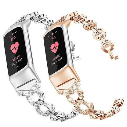 Fitbit Charge 5 6 Premium Metal Strap - Elegant Durable Design