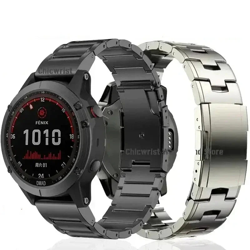 Garmin Steel Band - Modern QuickFit Design Strap