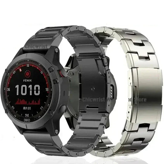 Garmin Steel Band - Modern QuickFit Design Strap